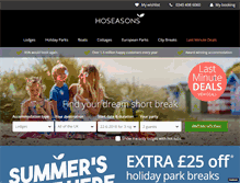 Tablet Screenshot of hoseasons.co.uk